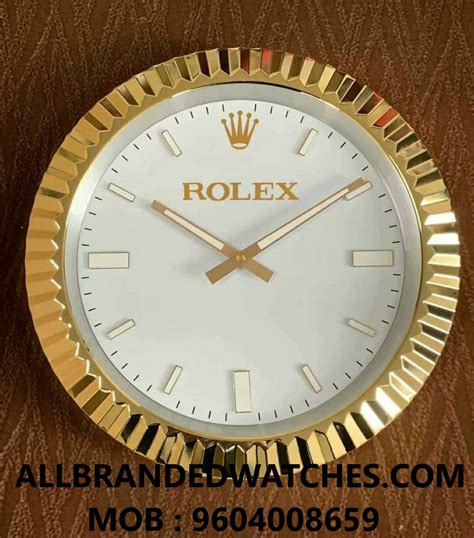 real rolex wall clock.